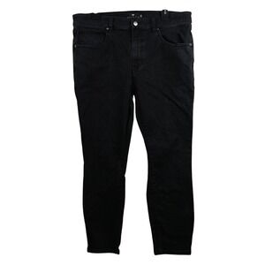 UNDER 510 Mens Black Denim Jeans Straight Fit Size 36 x 28